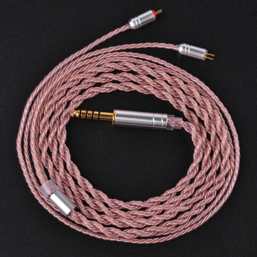 Yinyoo 6 Core Pink Copper Balanced Cable With MMCX/2pin 3.5