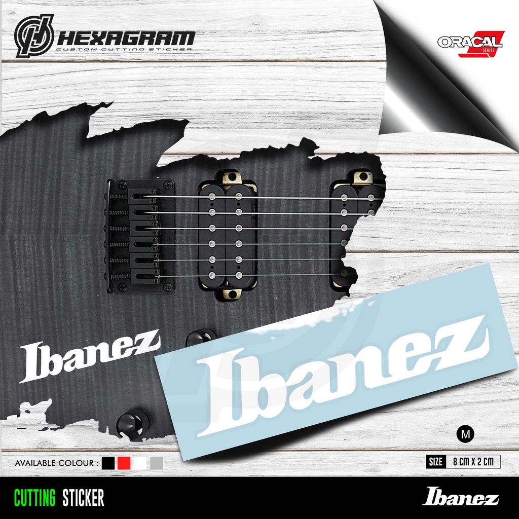 Cutting Guitar Sticker Ibanez Ibanez Guitar Sticker Ibanez Shopee