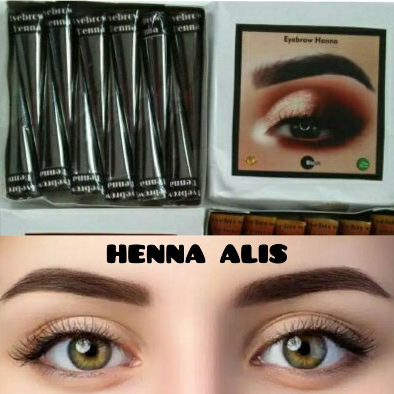 Halal EYEBROW HENNA // EYEBROW Embroidery/100 HALAL EYEBROW Shopee