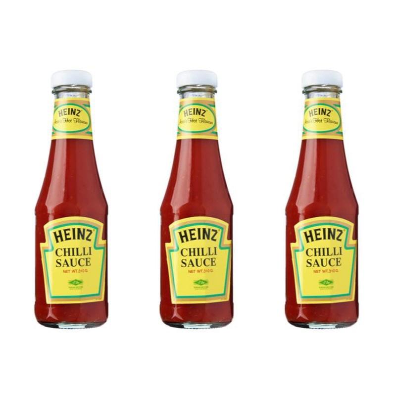 [Bundle of 3] Heinz Chilli Sauce 310g Shopee Singapore