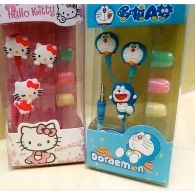 Doraemon hello kitty full body universal Character Headset | Shopee ...