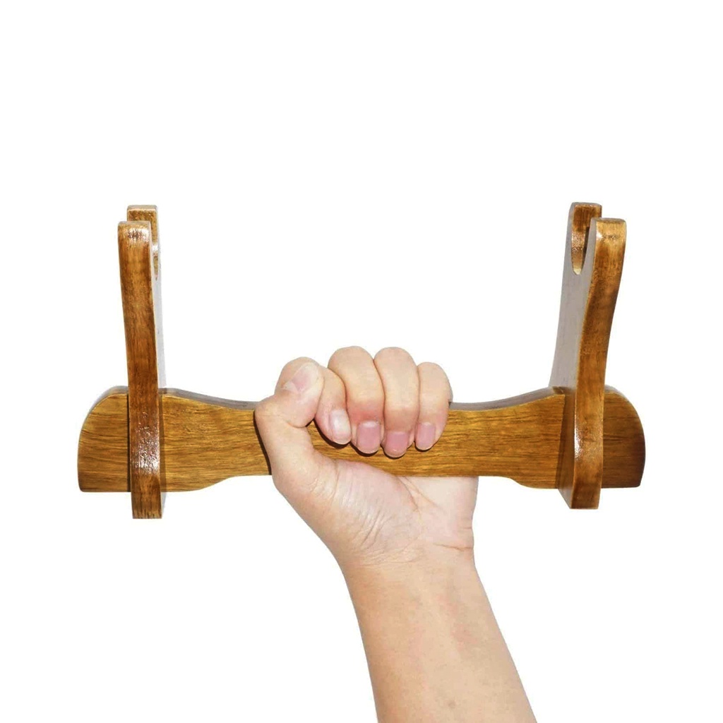 Solid Wooden Sword Display Stand Holder Katana Samurai Sword Tanto ...