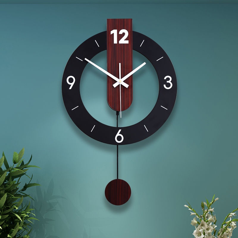 [Clock] Simple Influencer Clock Wall Living Room Home Creative ...