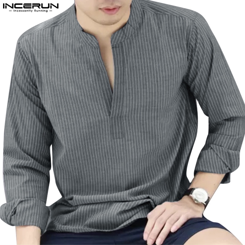 mens collared henley shirt