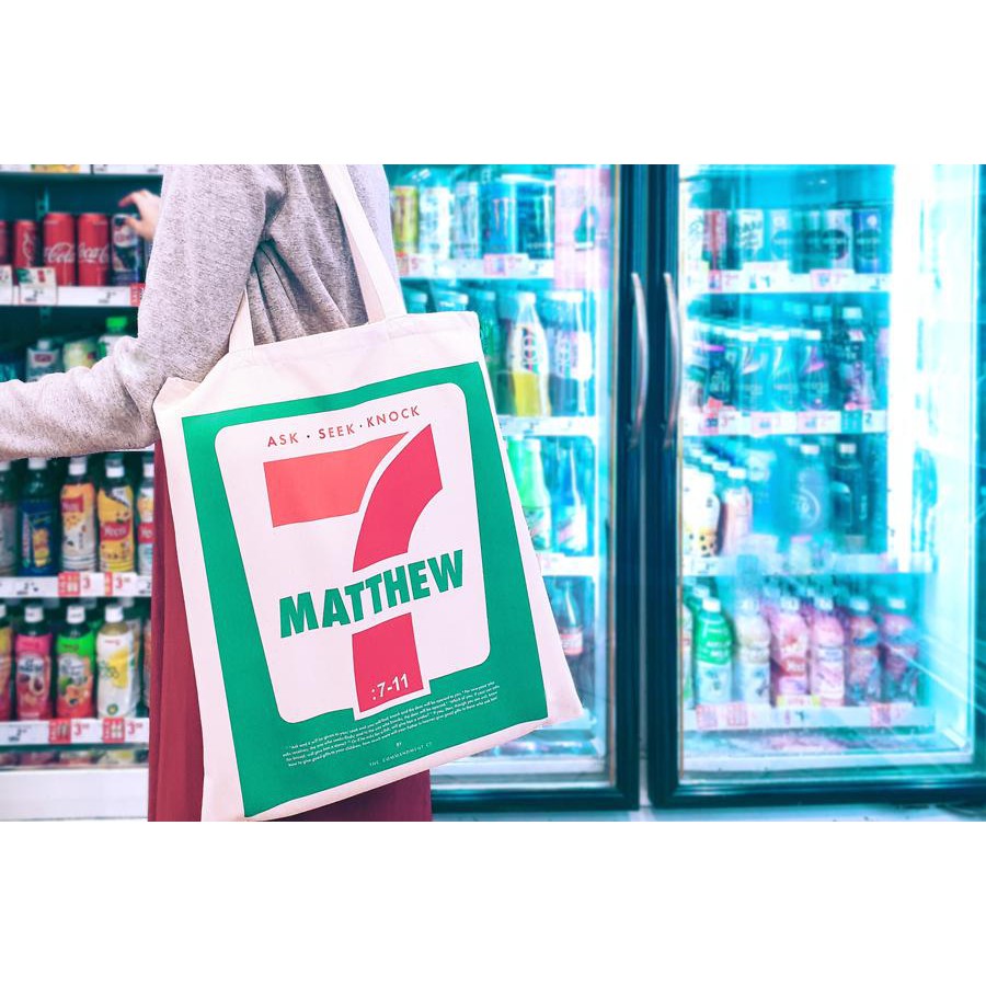 7-11 Matthew 7 - ASK {Tote Bag} 7-11 Matthew 7 - ASK {Tote Bag}