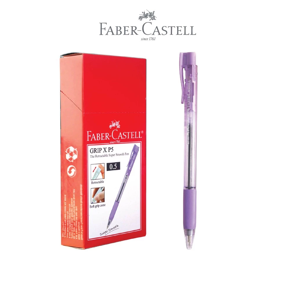 Ballpoint Grip XP 0.5 mm Barrel Violet - Box isi 10pcs