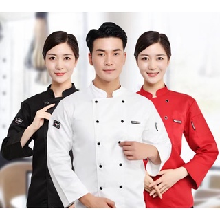 Spring Chef Uniform Restaurant Women's Kitchen Jacket Hotel Mens