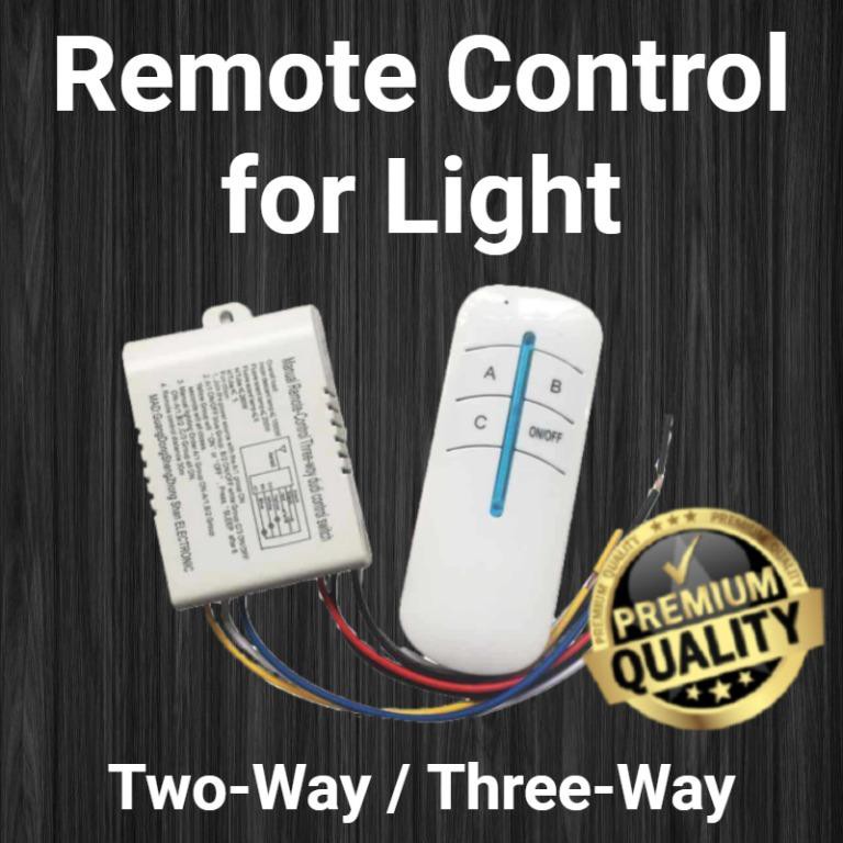 🌞2-Way / 4-Way Wireless Remote Controller Kit for Light (Battery ...