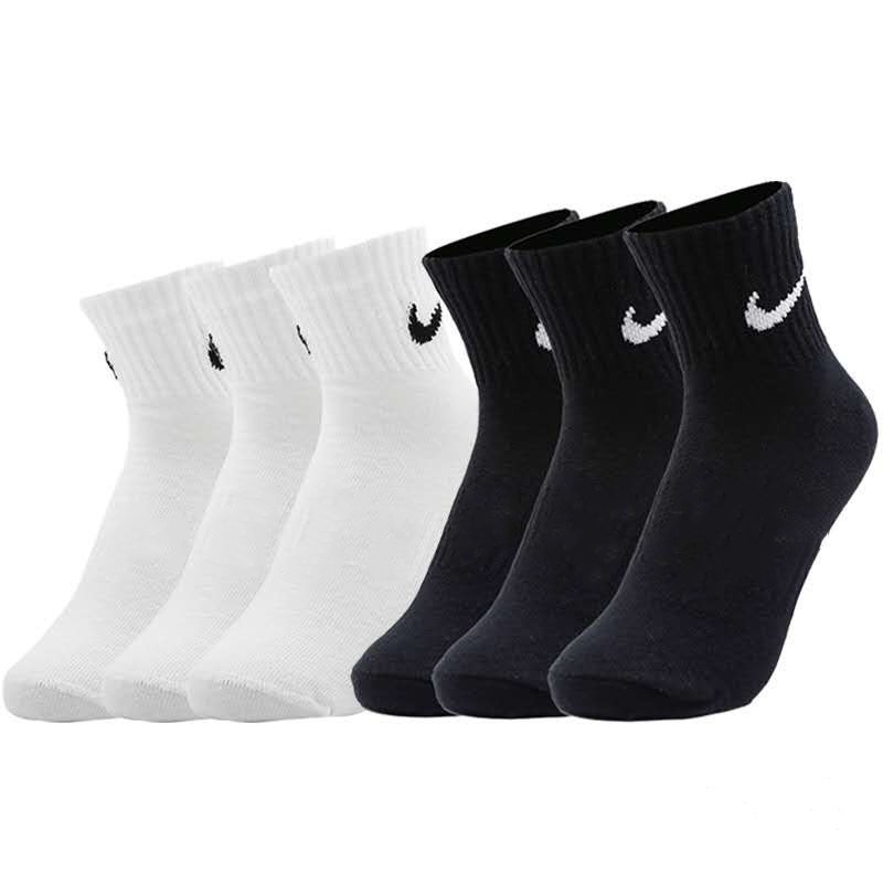 nike socks fashion mid cut socks korean women and men socks
