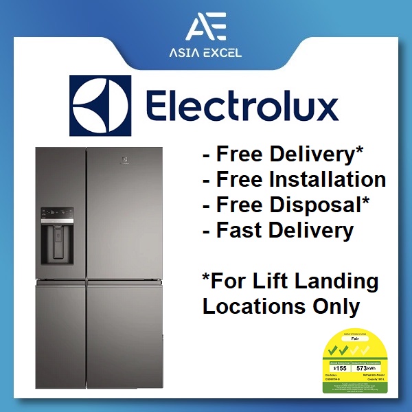 ELECTROLUX EQE6879A-B 609L ULTIMATETASTE 900 FRENCH DOOR REFRIGERATOR ...