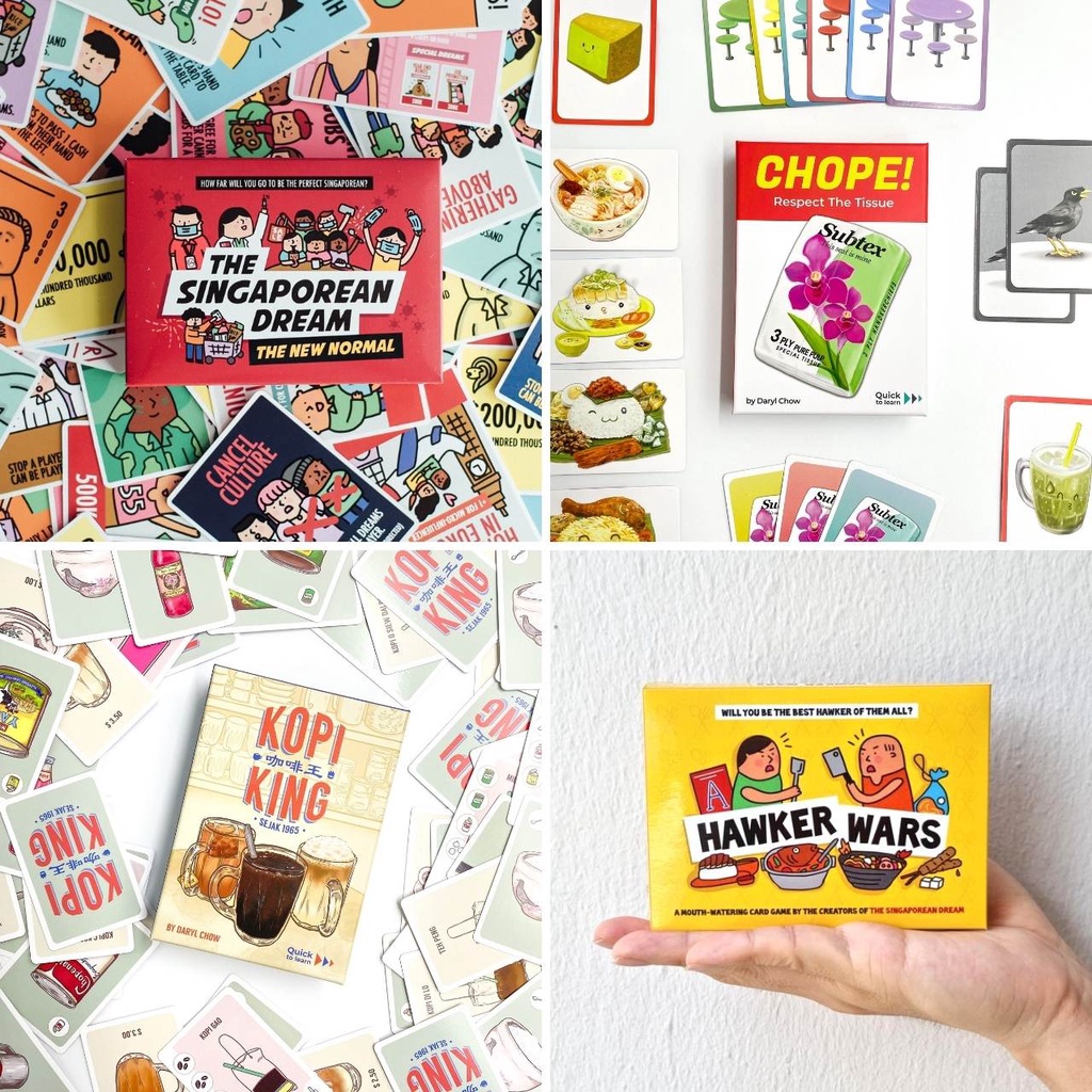 Fun Singaporean Card Games: The Singaporean Dream: The New Normal, Kopi ...