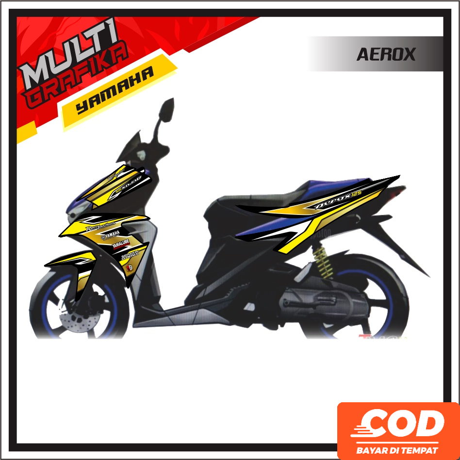 Sticker Striping Stripping Aerox Sticker Motorcycle Yamaha Aerox Old ...