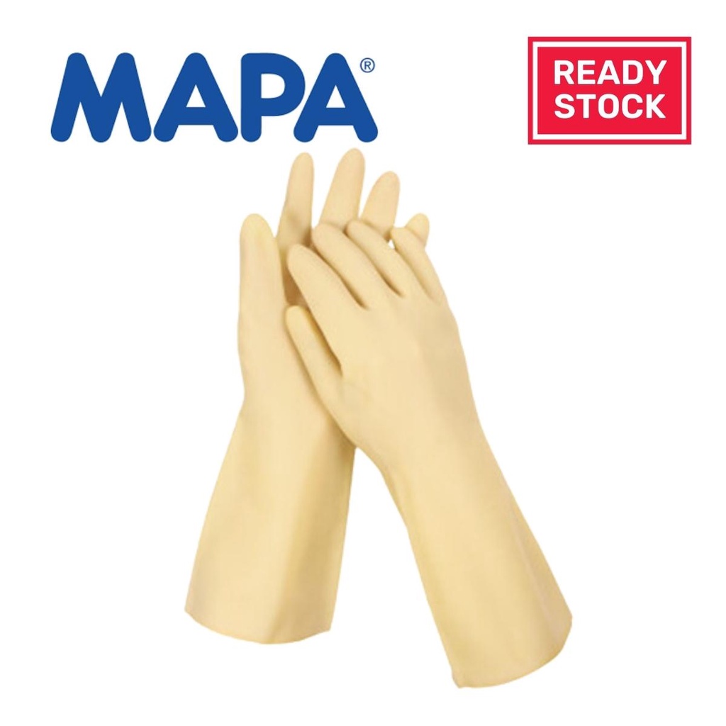 MAPA Trionic 517 Natural Latex, Neoprene, Nitrile Chemical Resistant