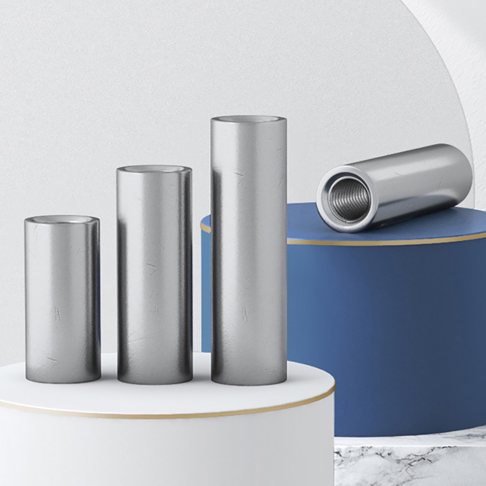 M6 M8 Round Rod Coupling Nut 304 Stainless Steel Long Cylinder Nuts Bar