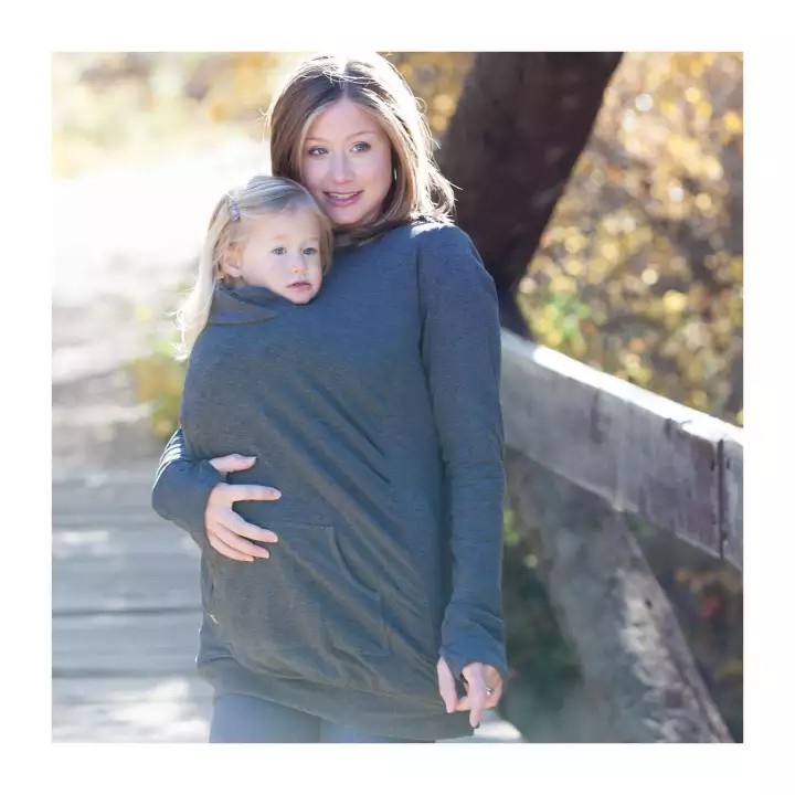 Hoodie Boba Babywearing Boba Hoodie Zwart Dragen Zo