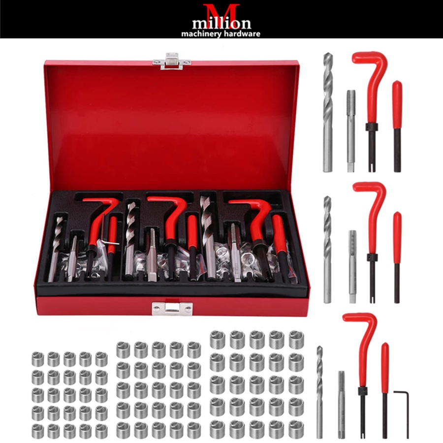 VOLKEL 2BA Thread Repair Kit – Wire Insert Helicoil Compatible, 1.5D, Made In UK
