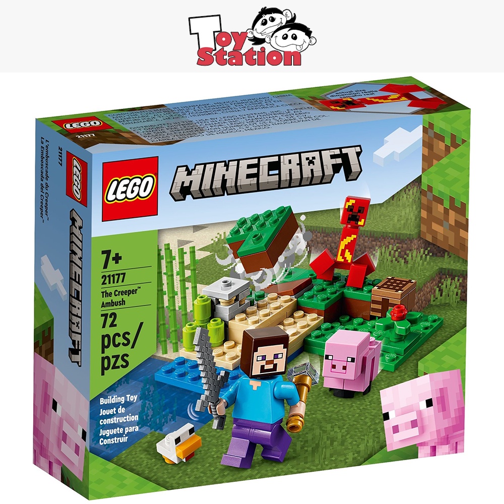 LEGO Minecraft 21177 The Creeper Ambush | Shopee Singapore