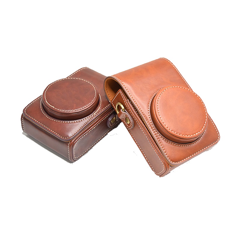 K-S-Trade Housse Caméra pour Canon IXUS 285 HS Sac à Bandoulière étui De Ceinture Compatible avec Canon IXUS 285 HS Mallette Transport Protection