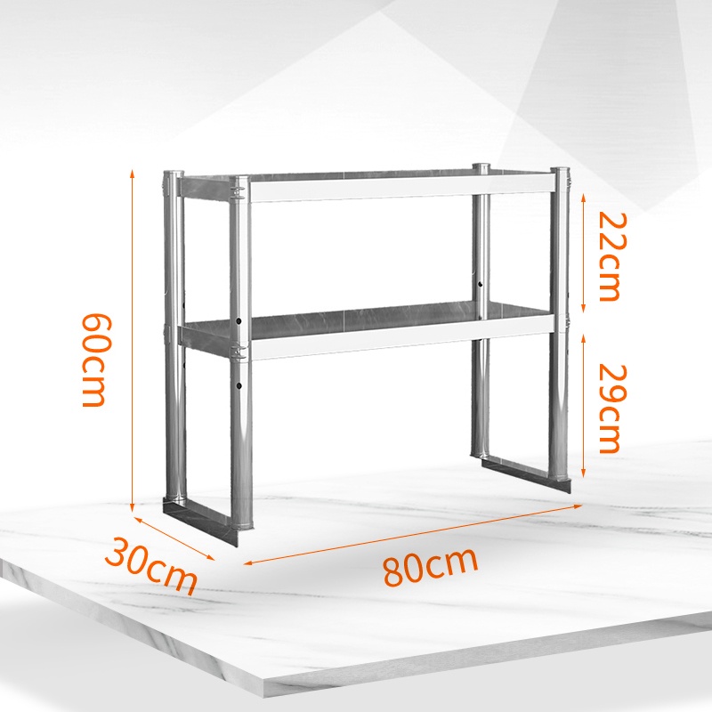 Stainless steel work bench, kitchen countertop rack, milk tea shop ...