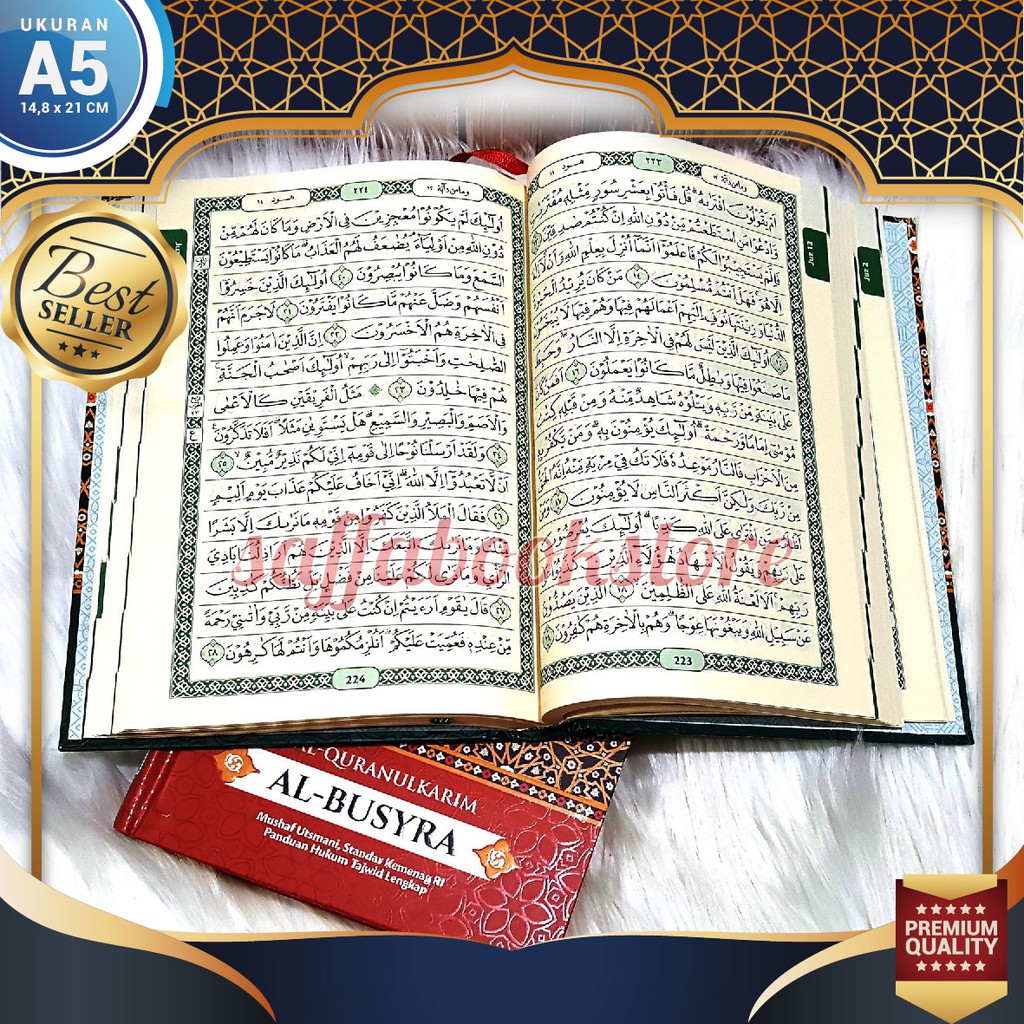 Al Quran Mushaf Al Busyra A5, Qur'An An Mushaf Ottoman Original, Quran