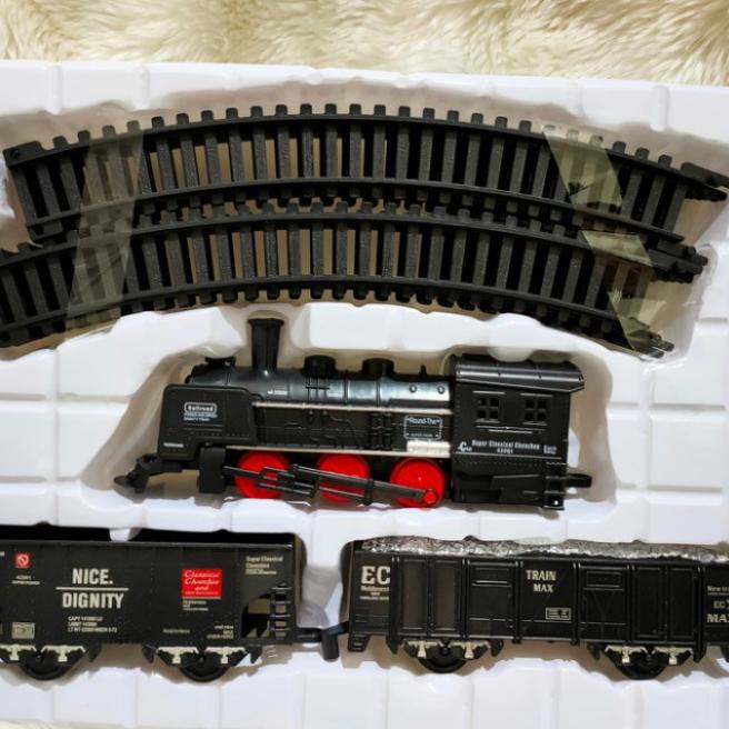 'PZZ Toy Train Train Set Carriage Classic Electric Classic Locomotive ...