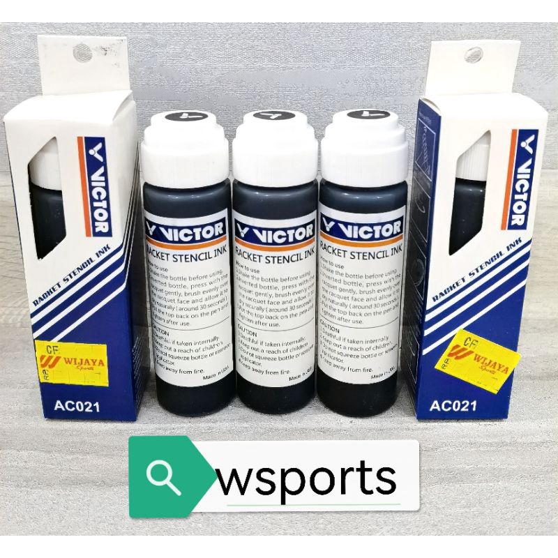 Original Victor Ink Stencil Racket String Ink Shopee Singapore