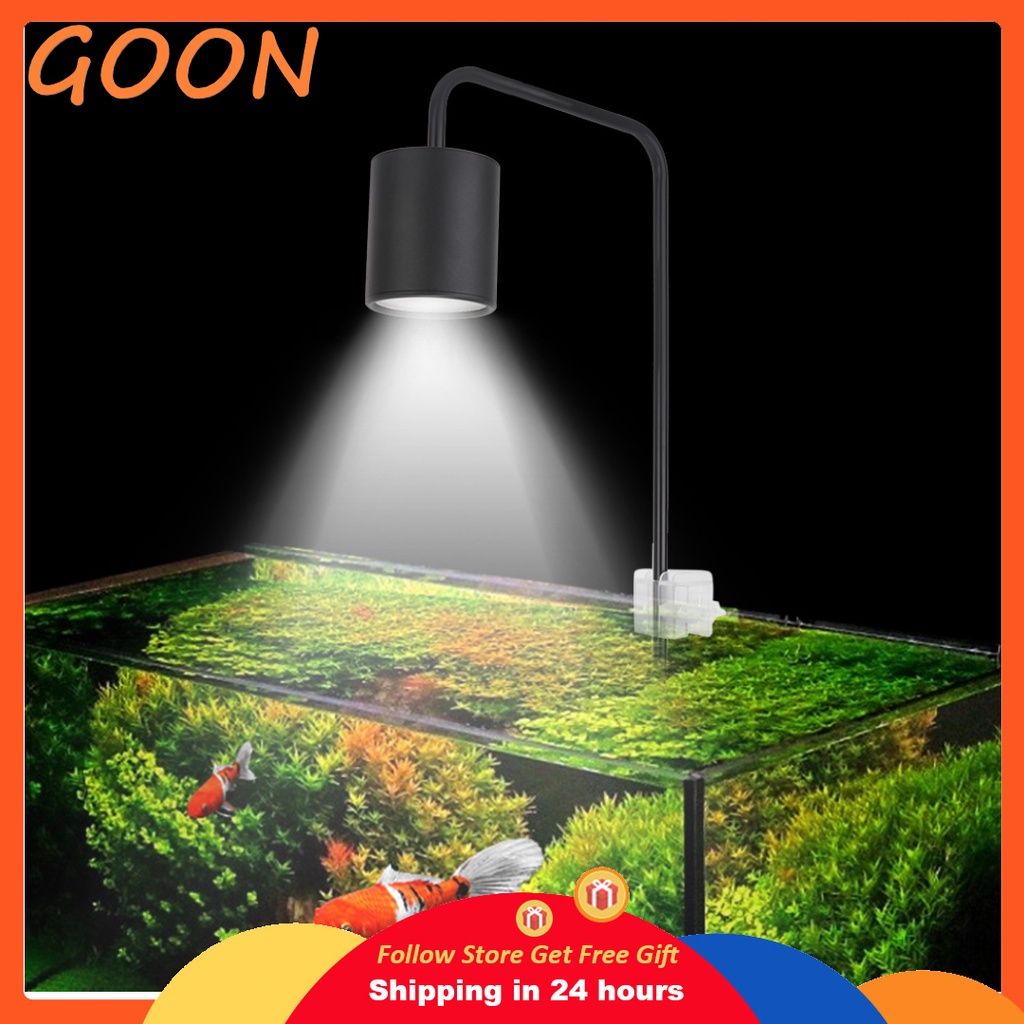 Aquarium LED Light Full Spectrum Fish Tank Downlight Waterproof Lamp