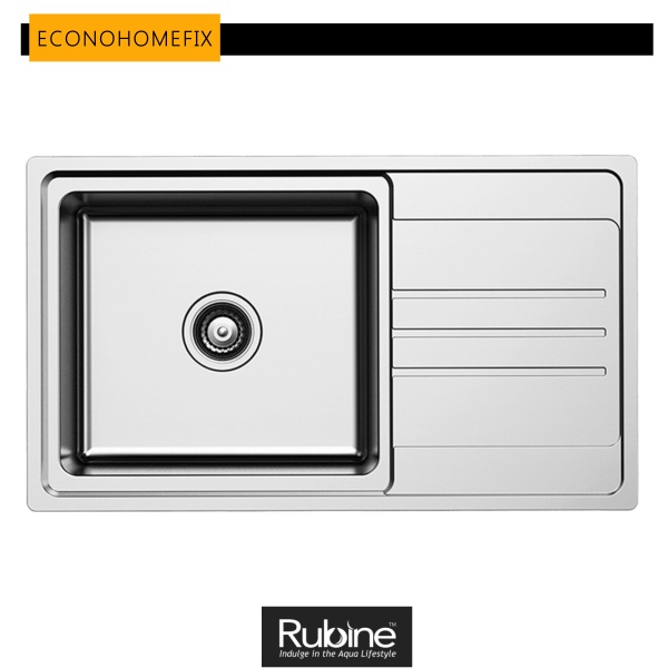 [ RUBINE ] CLX 811 CLASSIC R25 SERIES Stainless Steel Kitchen Sink ...