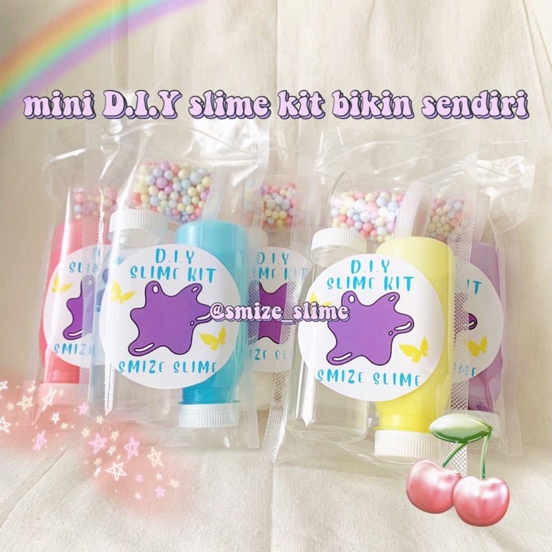 Mini diy slime Kit to Make Your Own Home, anti-failure, diy slime in ...
