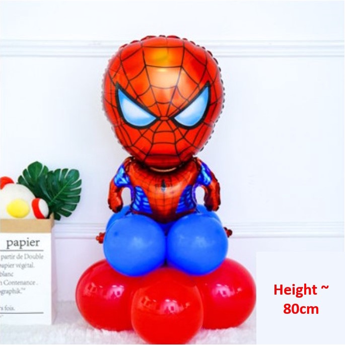 80cm Superman Balloon Spiderman Balloon Ironman Captain America Happy ...