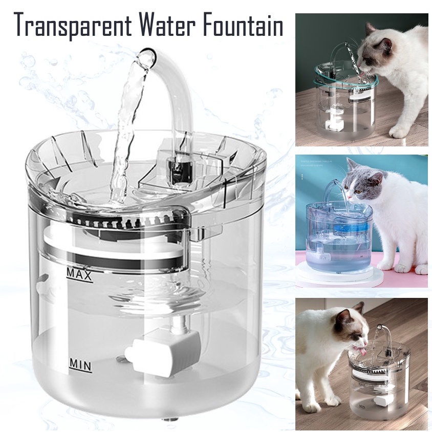 LOCAL STOCK] Cat Water Fountain Automatic Pet Water Fountain Dog