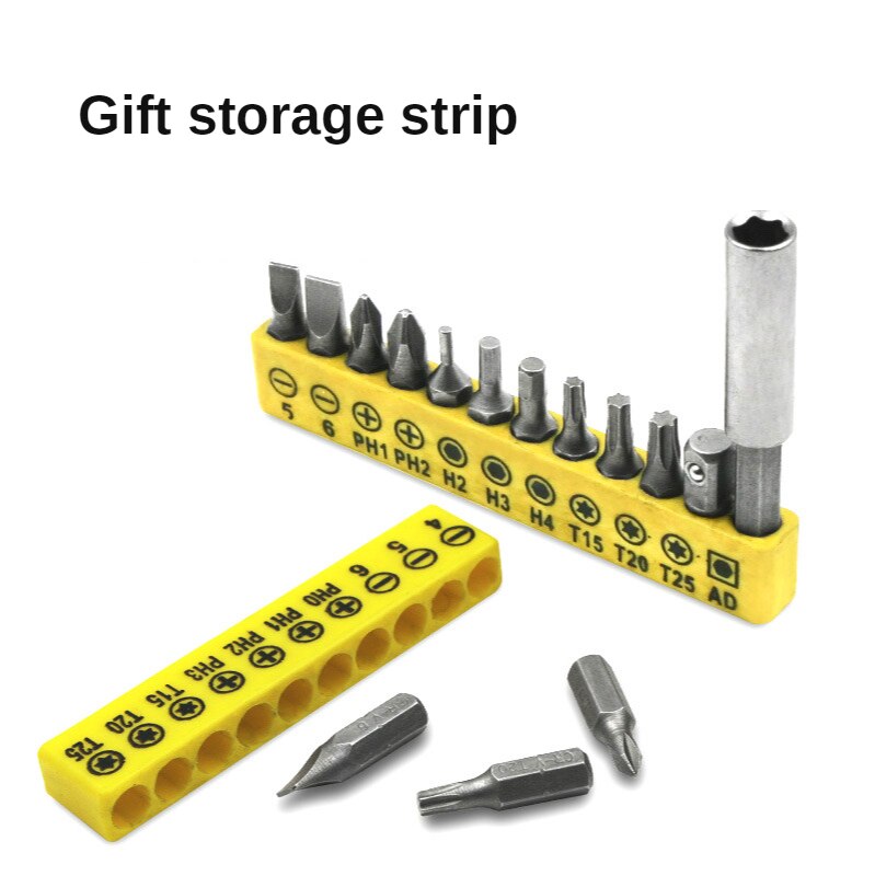 12/33Pcs Security Bit Set with Magnetic Extension Bit Holder Tamper ...