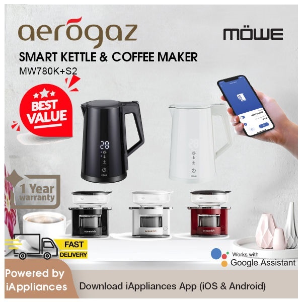 Electric kettle coffee outlet maker