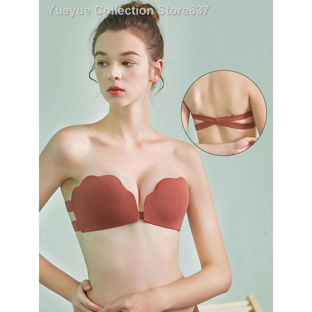 Silicone Gel Invisible Bras Self-adhesive Stick On Push Up Strapless  Backless