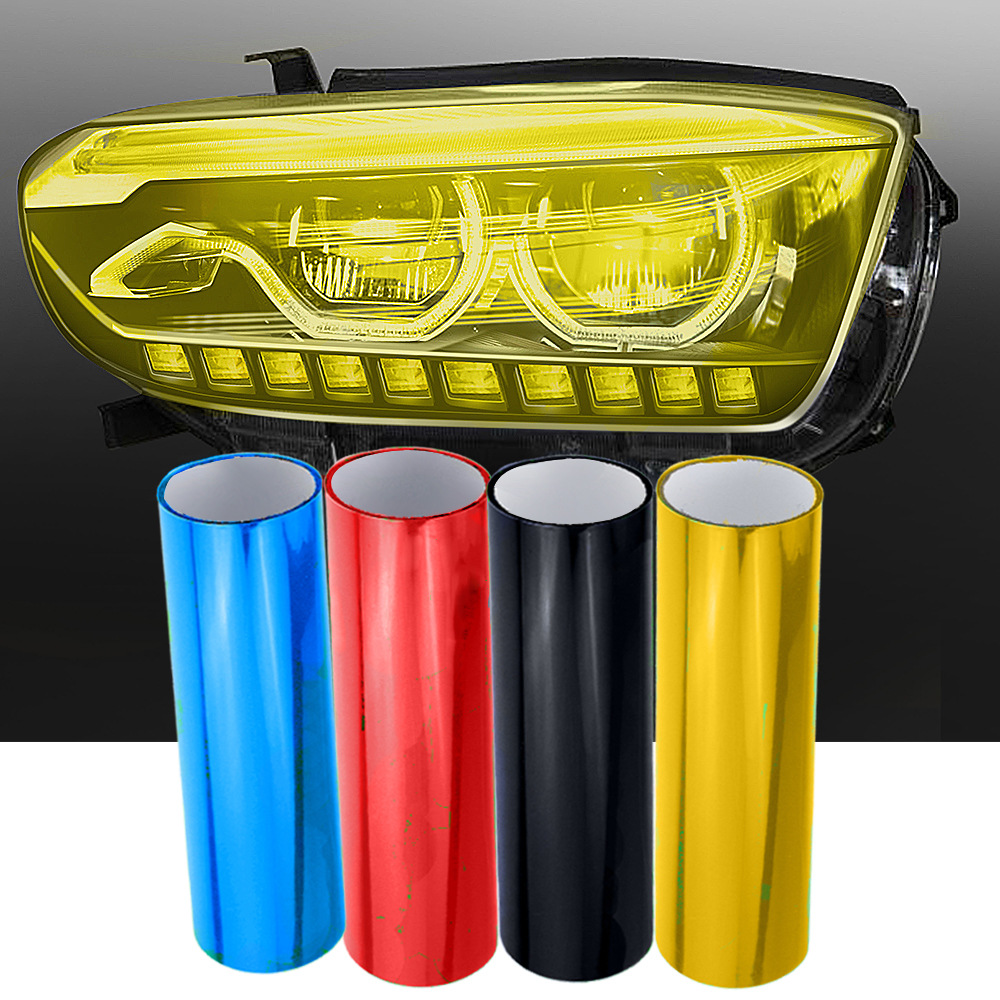 30*100cm Car Headlight Tinted Sticker Brake light transparent sticker Taillight change color film