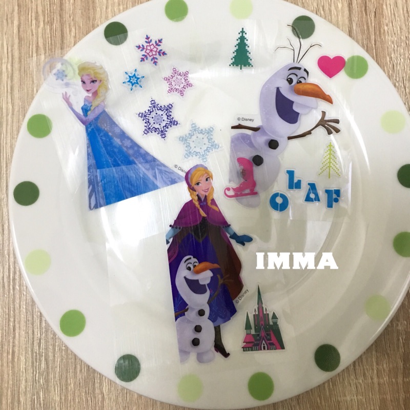 Disney] Elsa Anna Snow Treasure Frozen Colorful Styling Switch Sticker ...