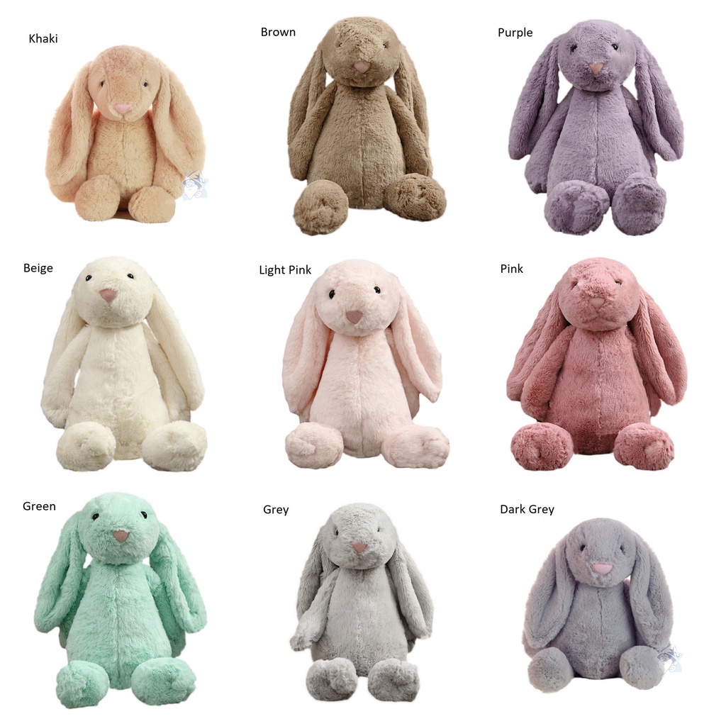 SG In Stock Cute Bunny Rabbit Soft Plush Toy Stuffed Farm Animals Doll Baby Kids Christmas Xmas Present Gift Shopee Singapore