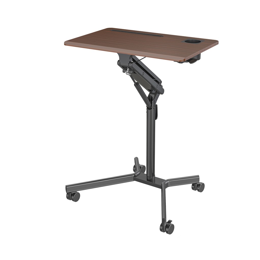 High Quality Pneumatic Ergonomic-Mobile office height adjustable table ...