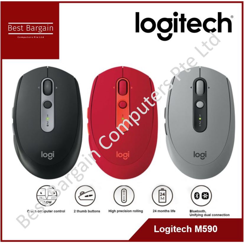 Best Bargain Logitech M590 Silent Multi Device Mouse Shopee Singapore