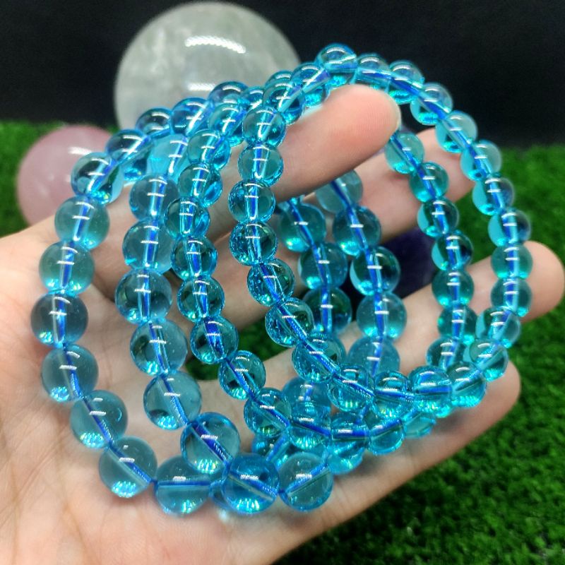 Blue deals topaz bracelet