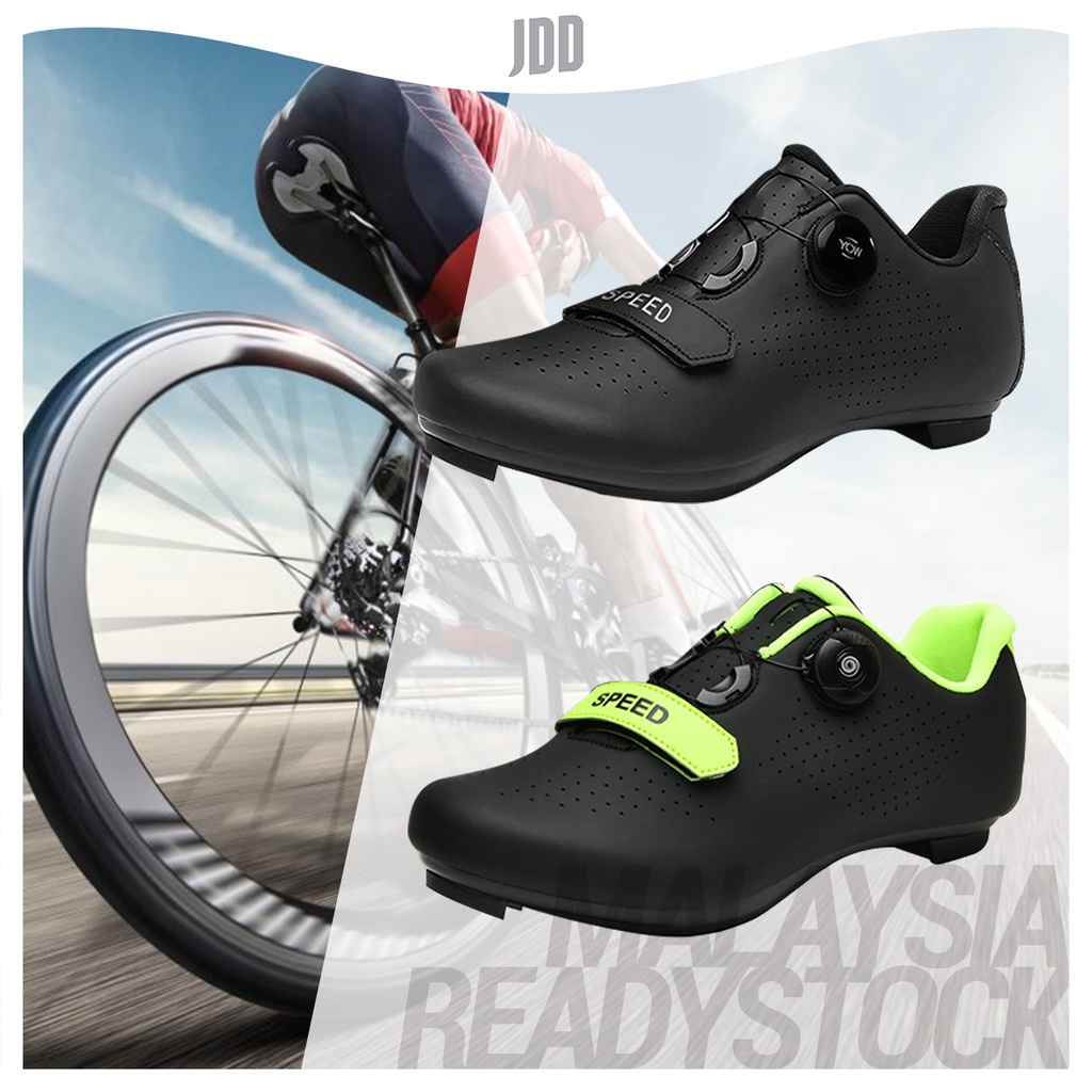 [JDD] Cycling Cleat Shoes Road Bike Mountain Bike Kasut Basikal Lock ...