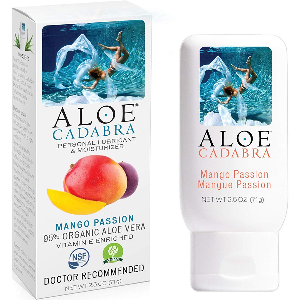 Aloe Cadabra Organic Lube, Pina Colada, 2.5 Ounce