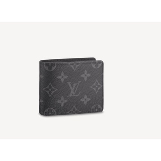 LV LV Women Flower Compact Wallet Monogram Coated Canvas Black in 2023