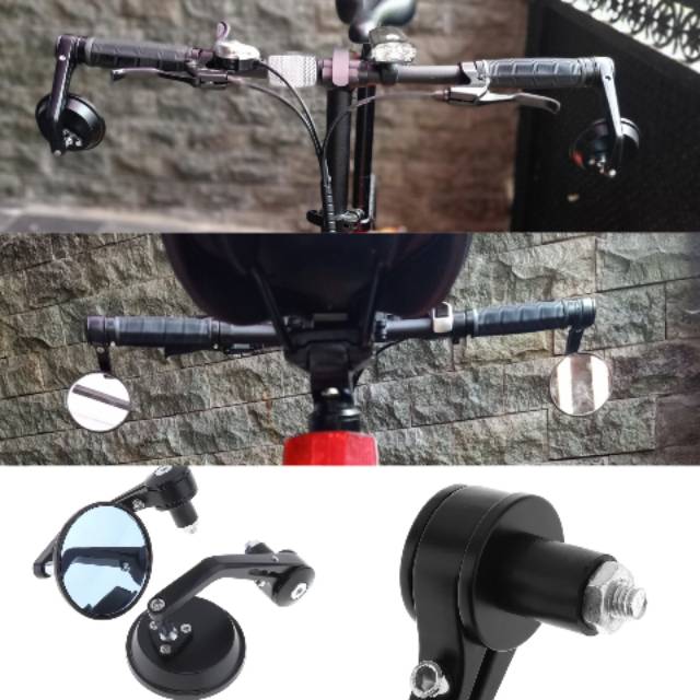 Rearview Bar End Folding Bike/Mountain Bike/MTB For Riding Safety