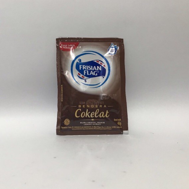 Sweetened Chocolate Milk Contains 6 Sachets Susu Kental Manis Cokelat