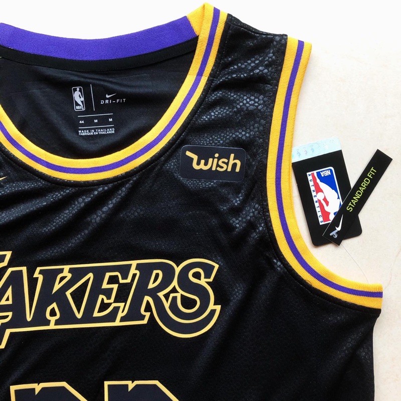 HOOPS] NBA Jersey 95% Quality LA LAKERS [BLACK MAMBA Edition] !!! ( Kobe /  James / Davis )