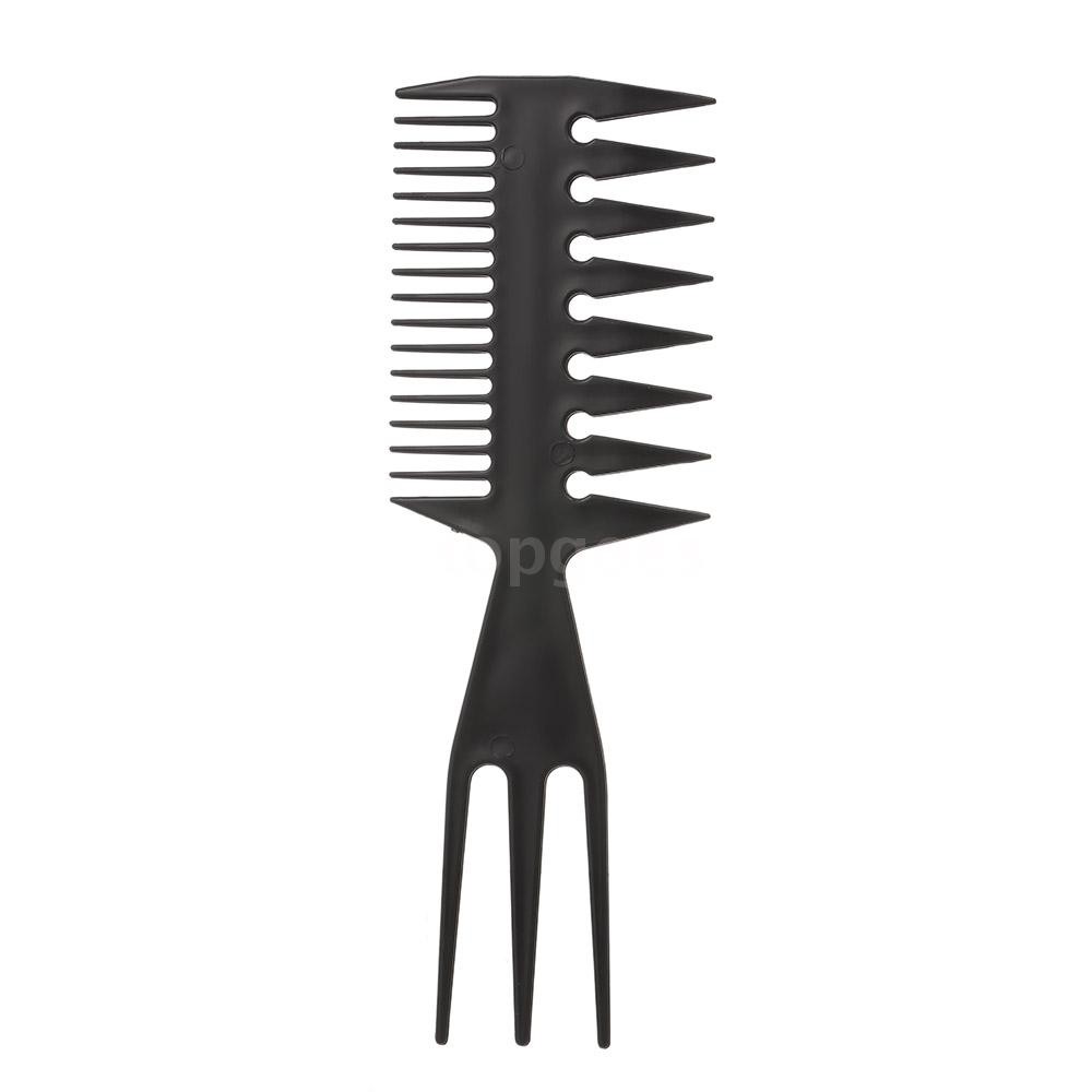 3In1 Plastic Combs Detangling Hair Comb Wide Tooth Comb Antistatic