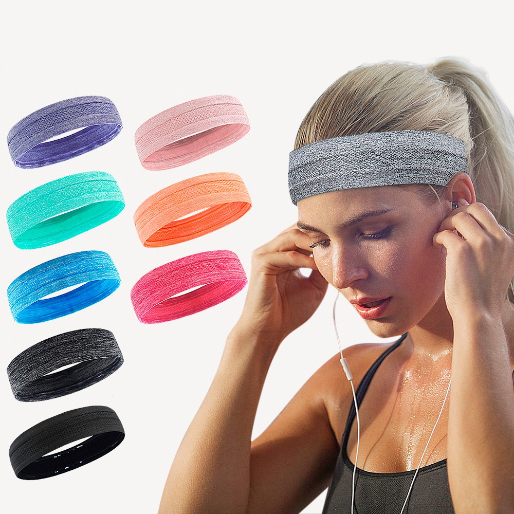 1PC Sweatband Elastic Yoga Running Fitness Sweat band Headband