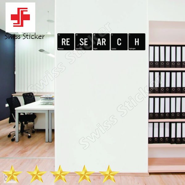 PUTIH Research imagination Sticker Decal wall cut Cutting Quotes ...