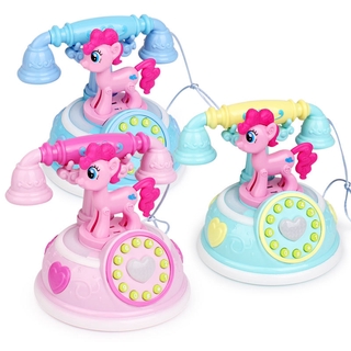 Educational Emulational Pink Phone Pretend Play Toys Girls Toy